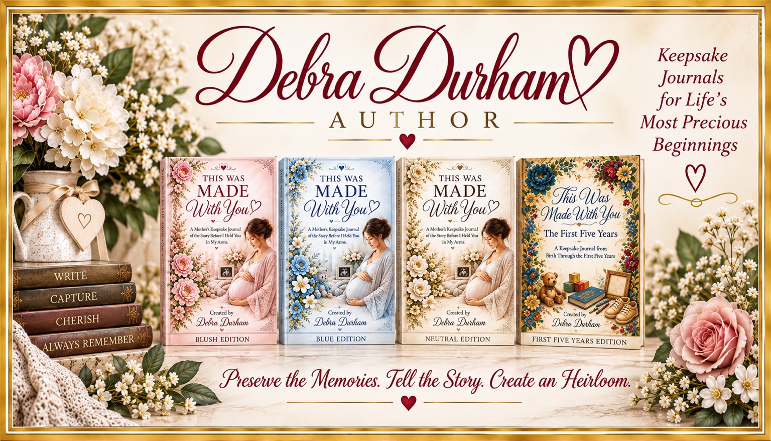 Debra Durham keepsake journal collection